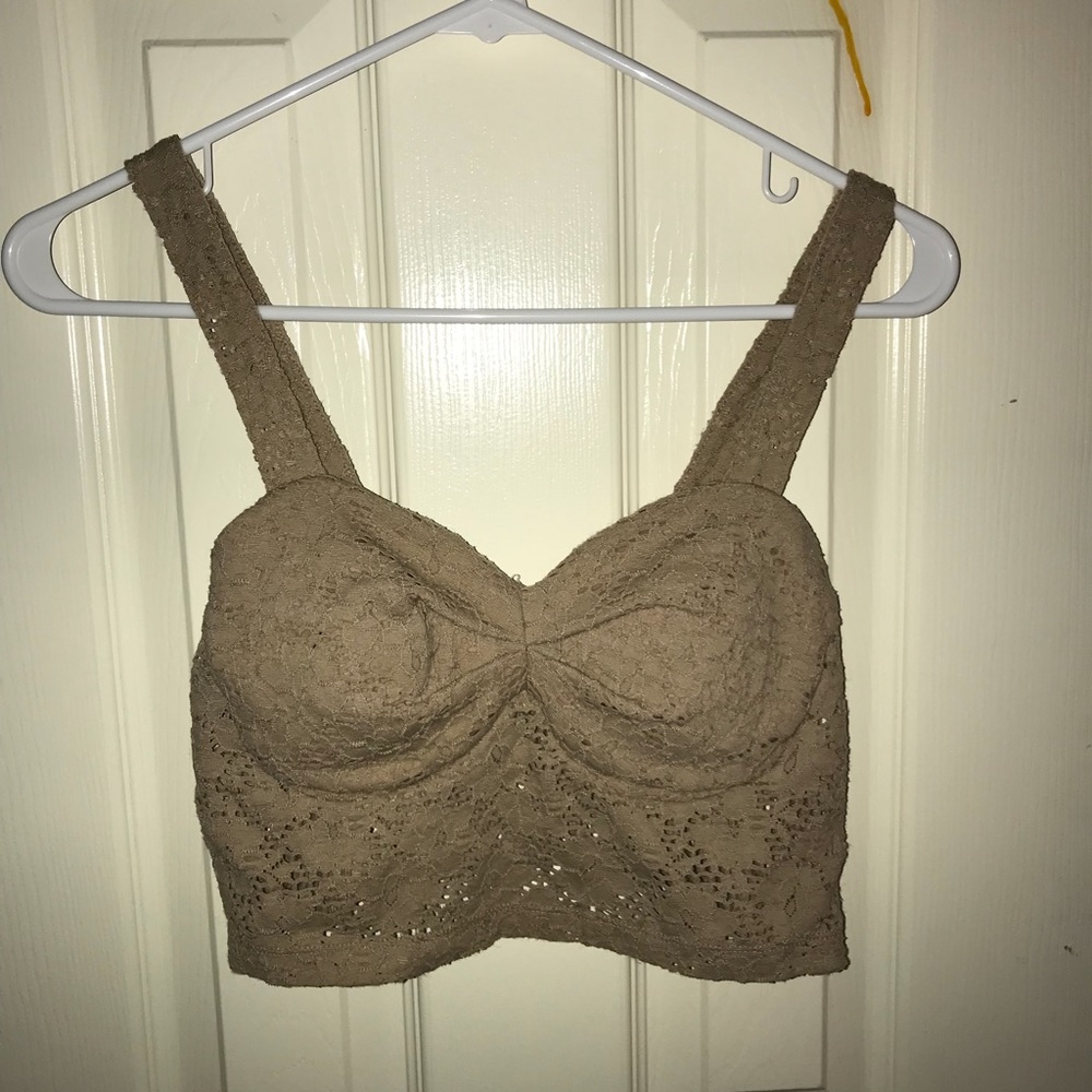 Laced crop top